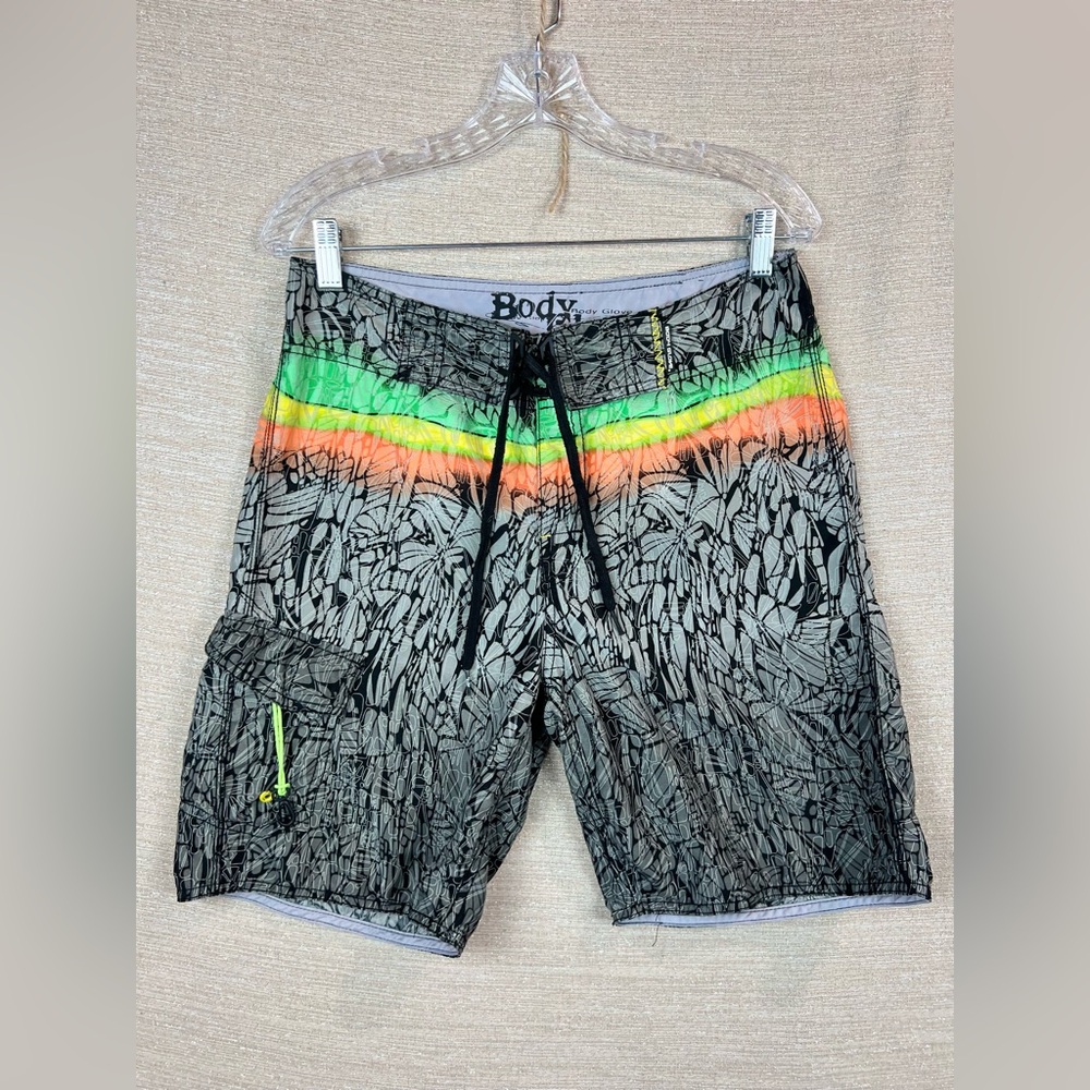 Body Glove Men’s Size 34 / L Colorful Drawstring Board Surf Swim Board Shorts